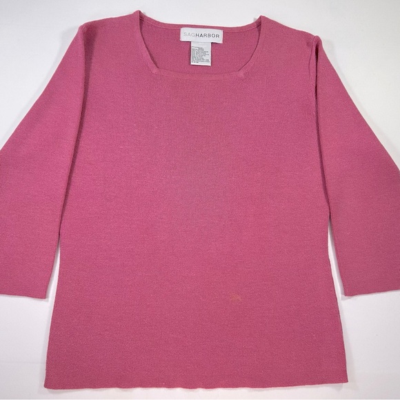 BUNDLE Sag Harbor Knit Pullover Sweaters Size M Women's - Picture 2 of 11
